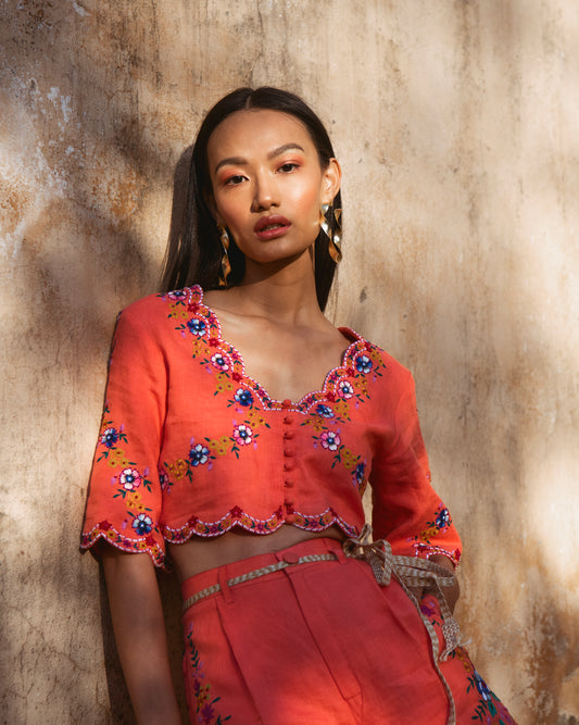 Fleur Crop Top